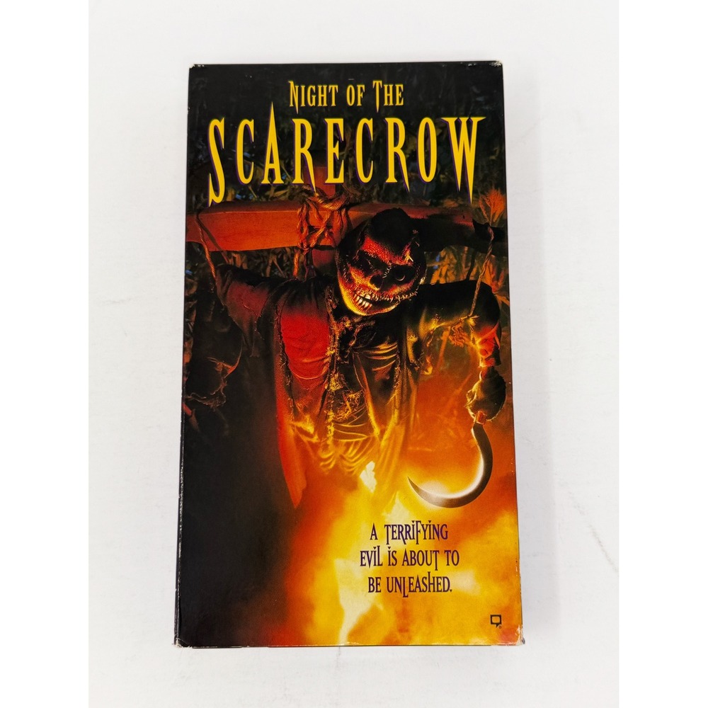 Night of the Scarecrow VHS 1994 Republic Pictures Horror Blockbuster Rental
